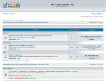 Tablet Screenshot of forums.starletcentral.co.nz